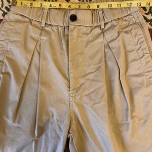 Tanoxi Tan Pleated Trousers